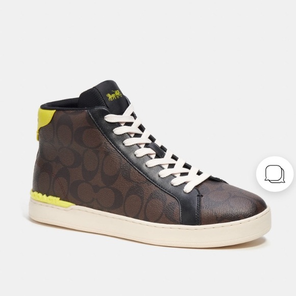 NWB COACH HIGH TOP SIGNATURE SHOES